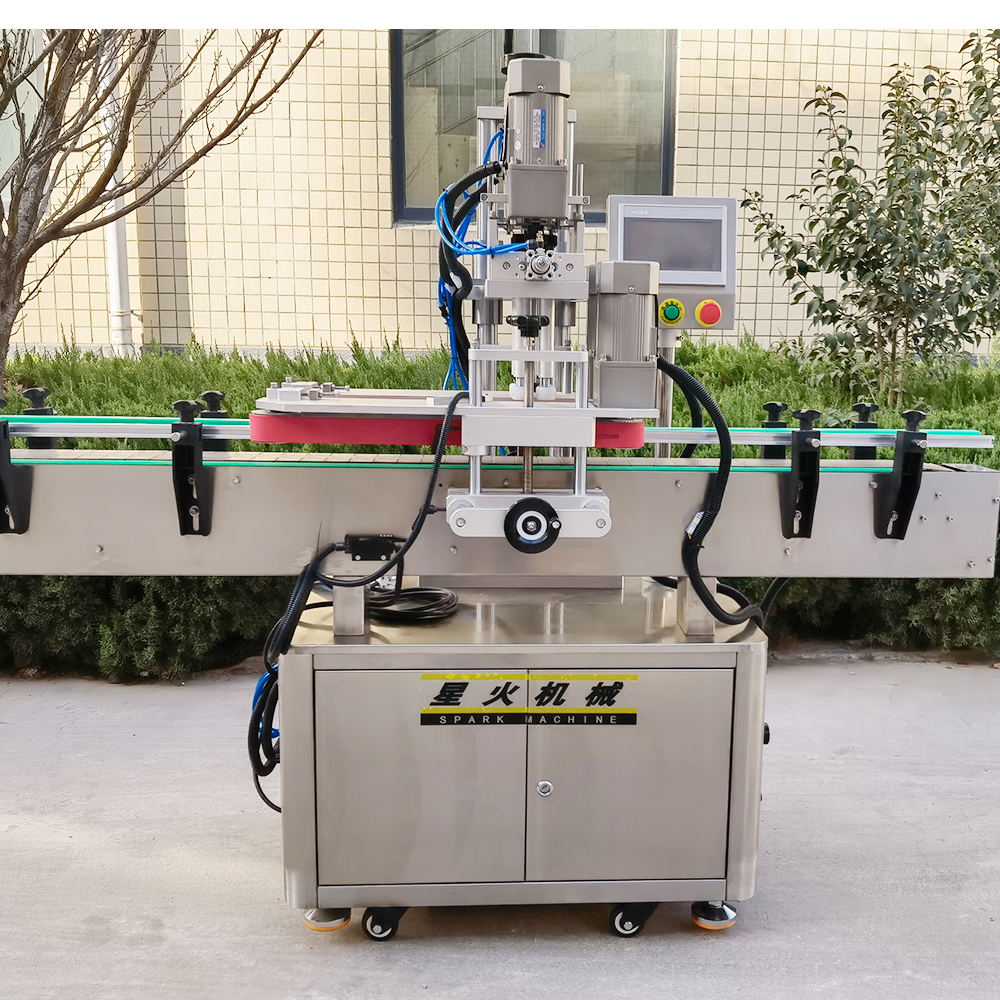 西安全自動夾蓋旋蓋機