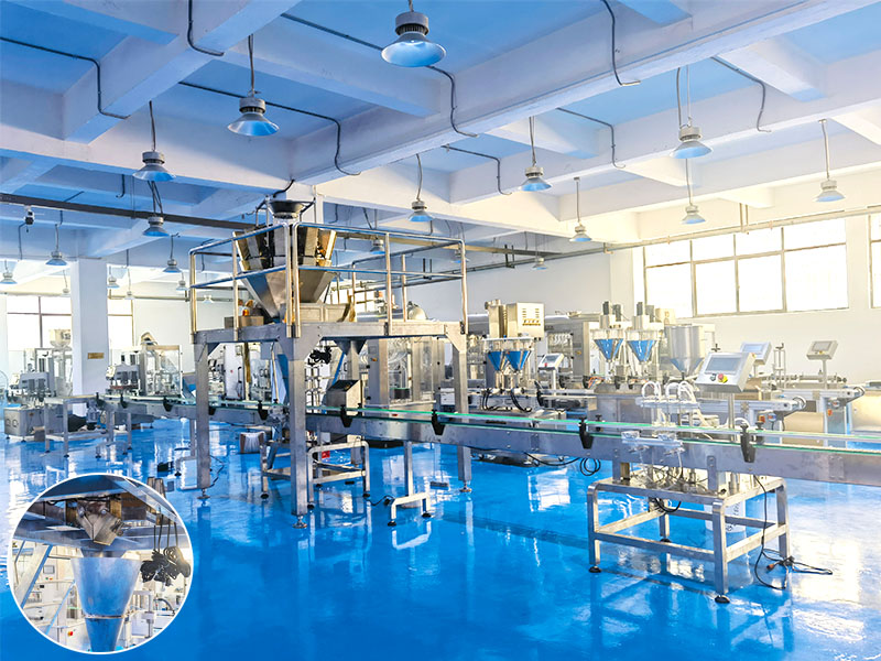 西安組合秤顆粒灌裝機加工流水線