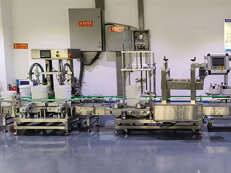 昆明20L化工溶液灌裝機-25公斤透析液灌裝生產線